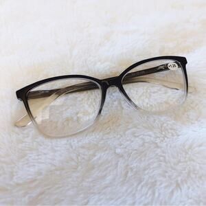 Emma Clear & Black Two Tone Reader Glasses